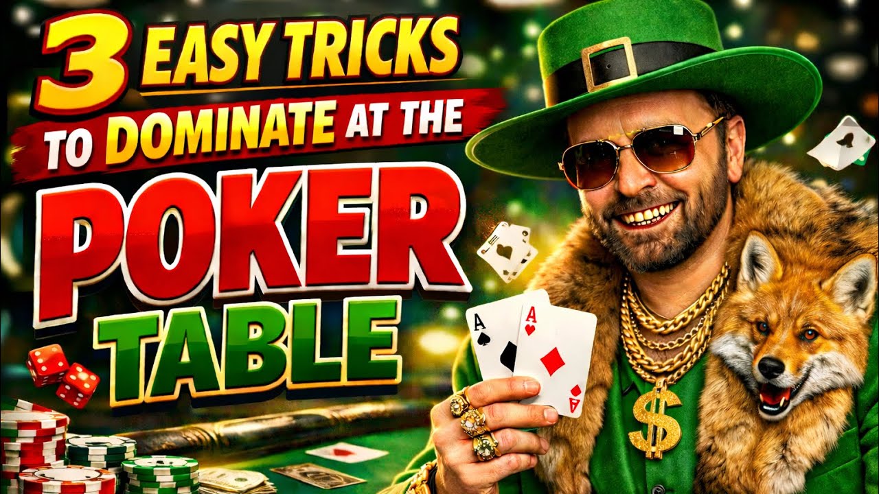 3 EASY tricks to Dominate at the Poker Table