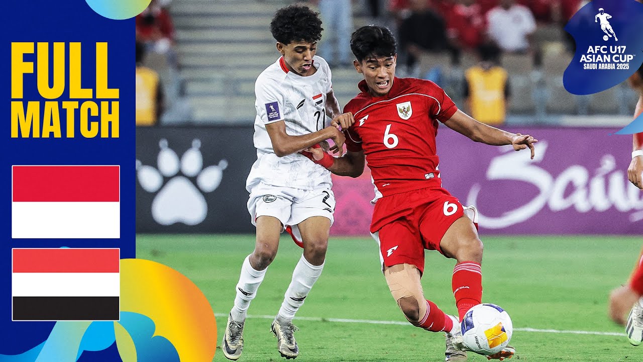 Indonesia vs. Yemen | Full Match | AFC U17 Asian Cup™ Saudi Arabia 2025