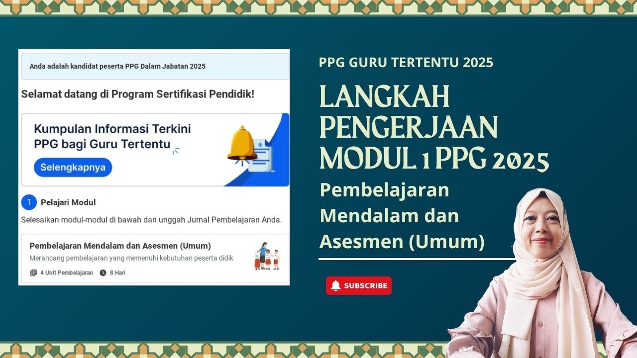 Langkah Pengerjaan Modul 1 PPG 2025