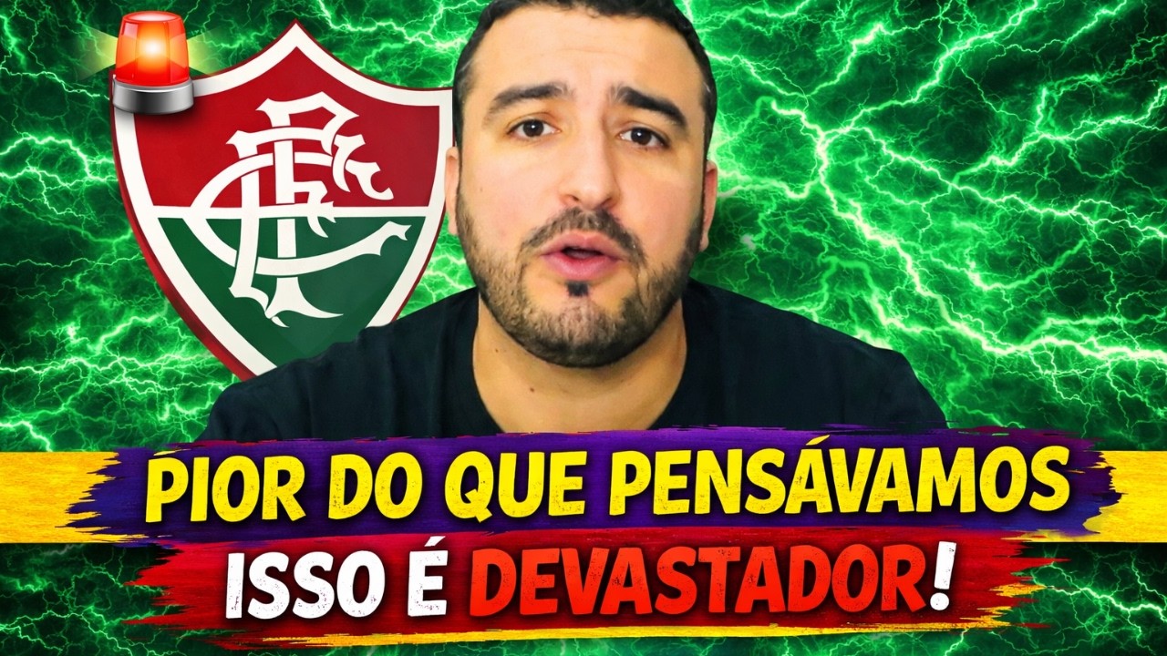 😰EU N&Atilde;O ESTOU ACREDITANDO ! VAZOU AGORA, &Eacute; MUITO GRAVE, VEJA ! NOTICIAS DO FLUMINENSE HOJE