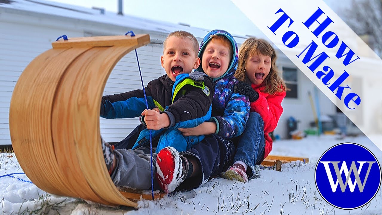 How to Make a Wooden Toboggan