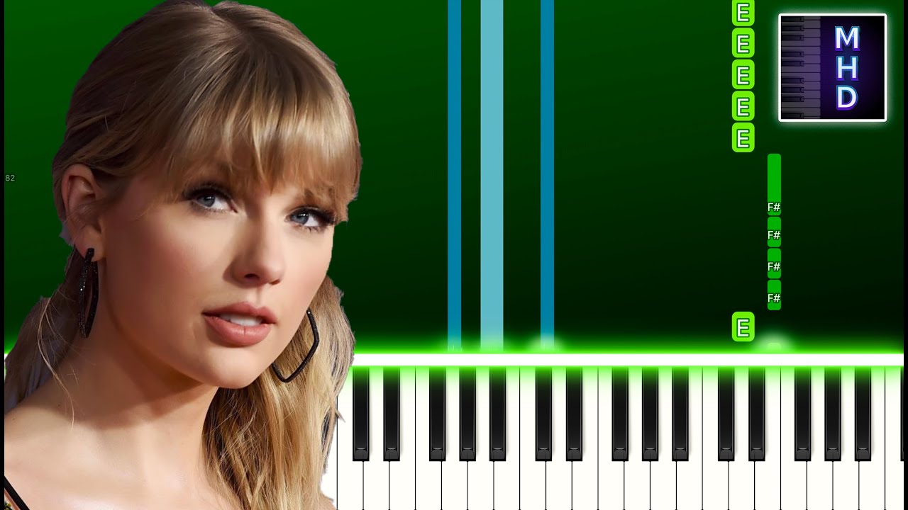 Taylor Swift - this is me trying (Piano Tutorial Easy)