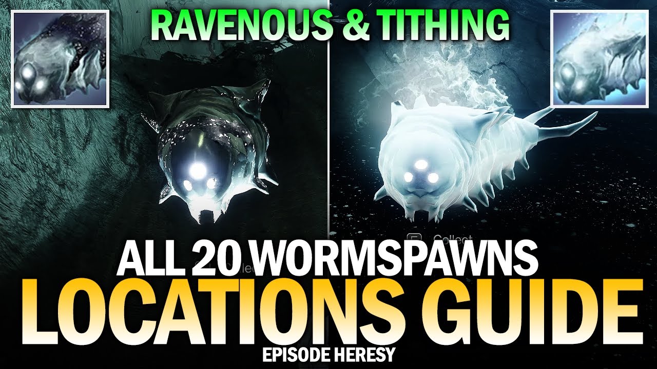 All 20 Worms Locations Guide in The Nether (Tithing Wormspawn & Ravenous Wormspawn) [Destiny 2]
