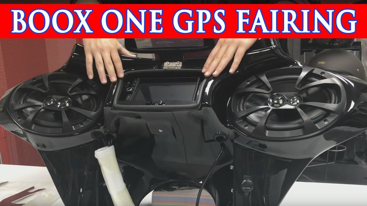 TKY Boox One GPS Motorcycle Batwing Fairing at AccessoryInternational.com