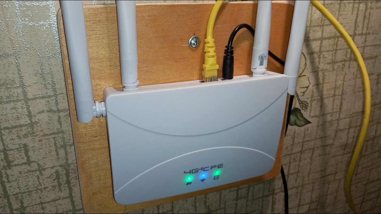 Підключення 4G LTE WIFI роутера до ПК Ethernet кабелем.