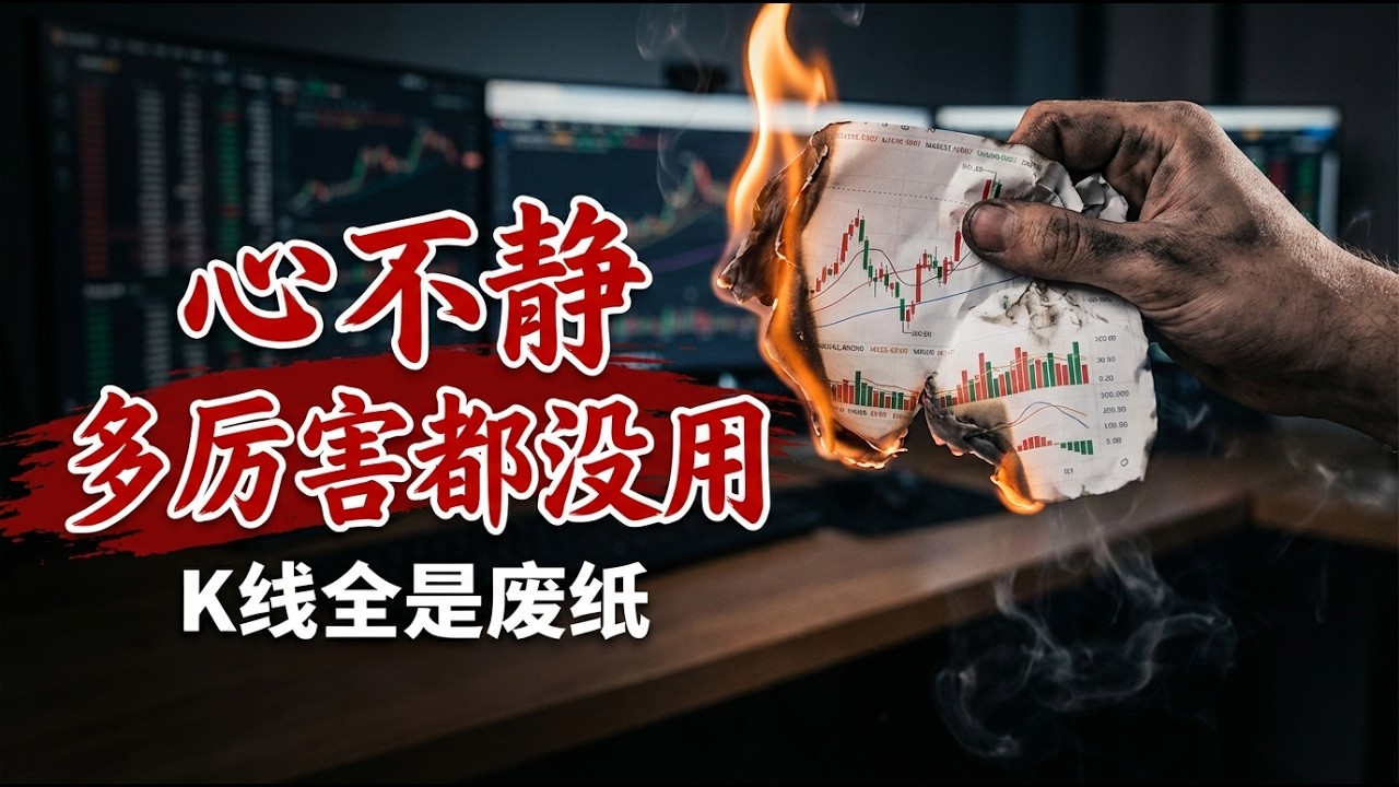 做交易十几年，总结出明白一个道理：心不静，啥技术都白搭！