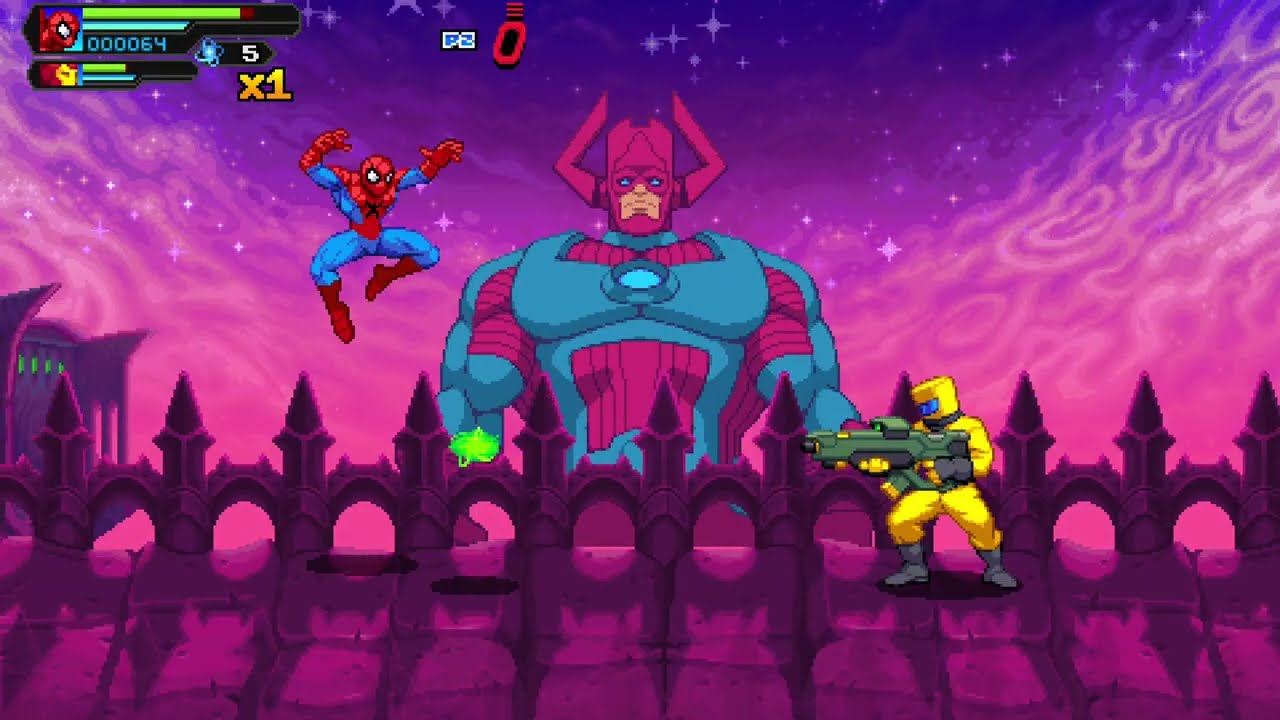 Marvel: Cosmic Invasion: Spider Man & Iron Man take on Silver Surfer & MODOK (No Commentary)