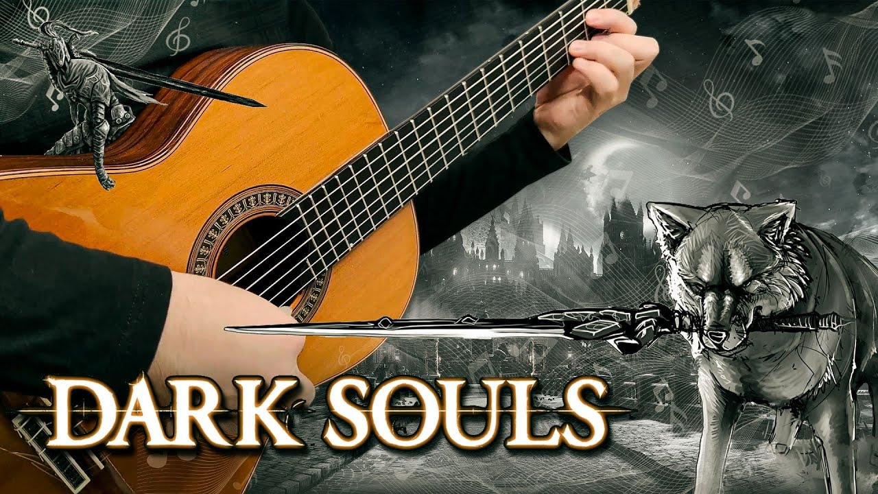 Dark souls - Great grey wolf Sif guitar cover