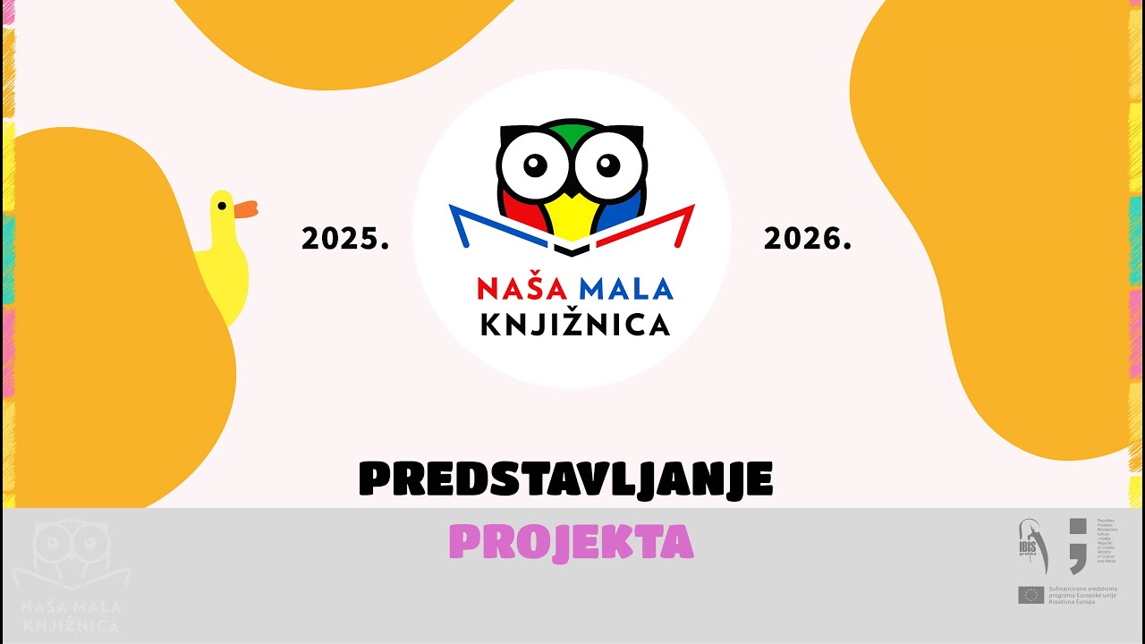 Predstavljanje projekta Naša mala knjižnica 2025.