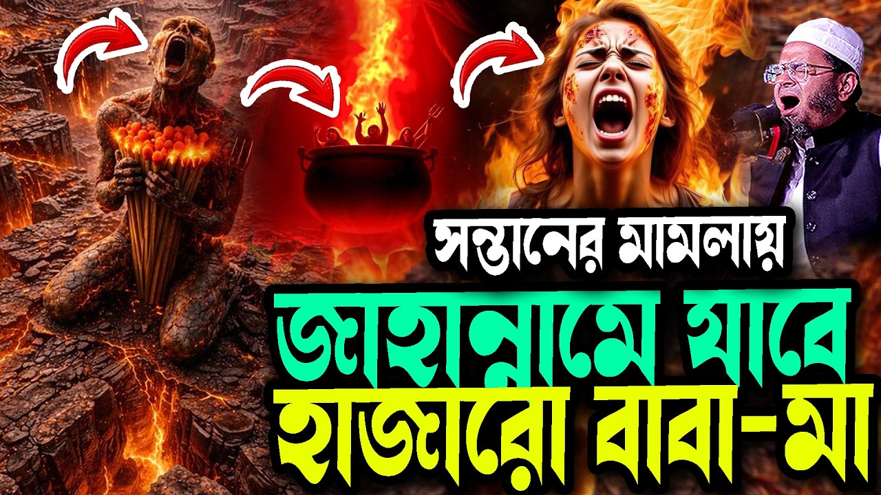 সন্তানের মামলায় জাহান্নামে যাবে হাজারো বাবা-মা মুফতি নাসির উদ্দিন আনসারী  ওয়াজ 2025 রমজানের ওয়াজ