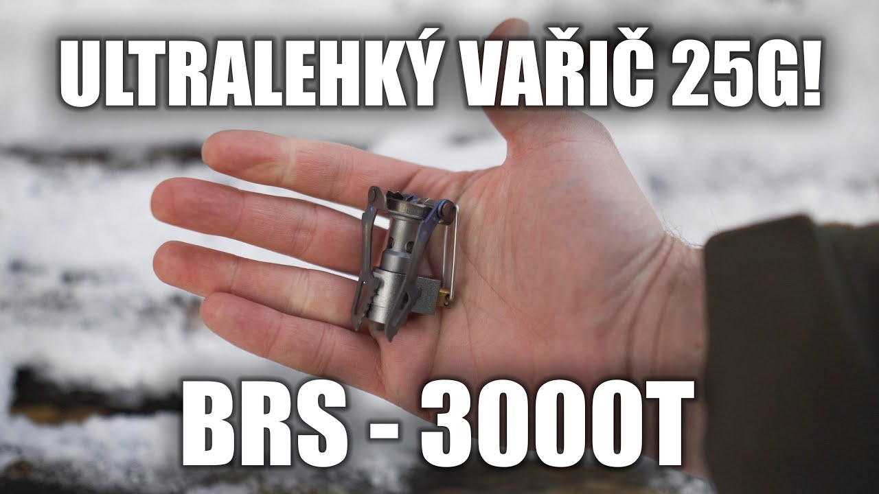 NEJLEHČÍ PLYNOVÝ VAŘIČ NA SVĚTĚ | BRS - 3000T | 25G!