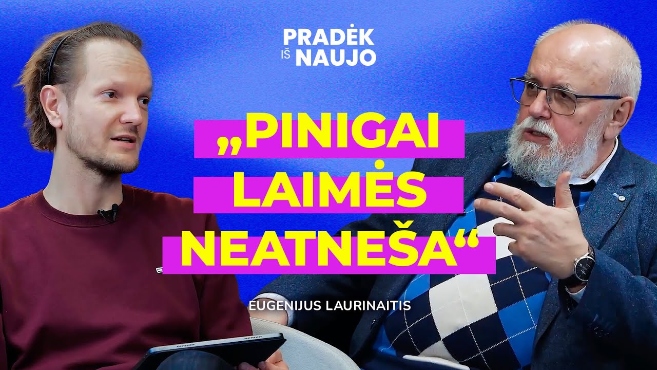 📌 2 DALIS: PIN su prof. Eugenijumi Laurinaičiu | Atidėliojimas, sveikata, pinigai, laimė, kritika