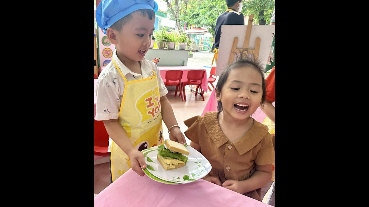 Bữa sáng vui vẻ - Trường Mầm non Hương Sen