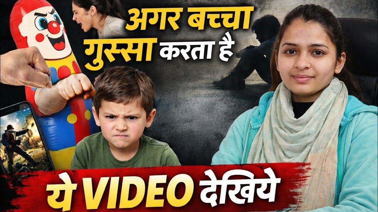 “अगर बच्चा गुस्सा करता है, तो यह वीडियो देखिए।