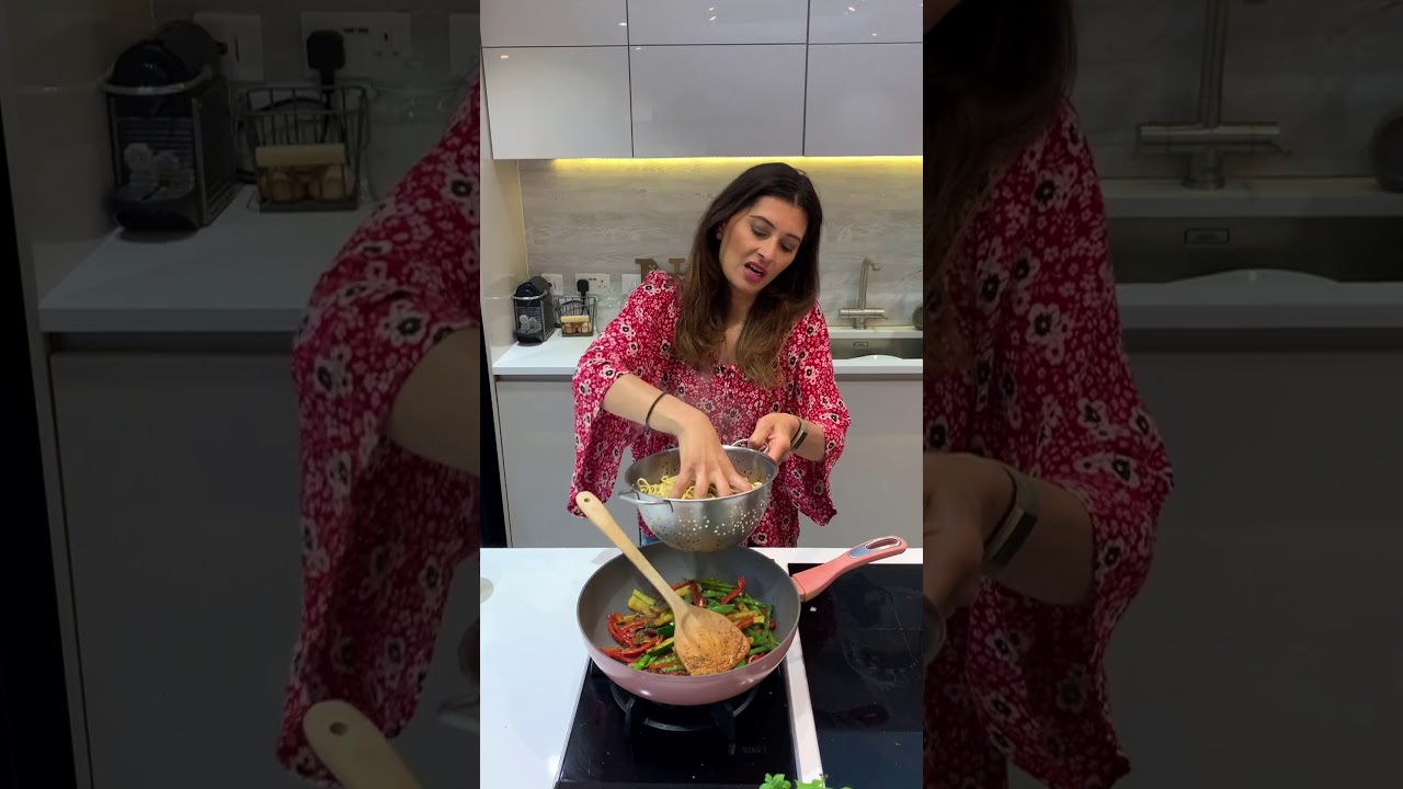 Teriyaki Salmon with Stir fried Vegetable Noodles