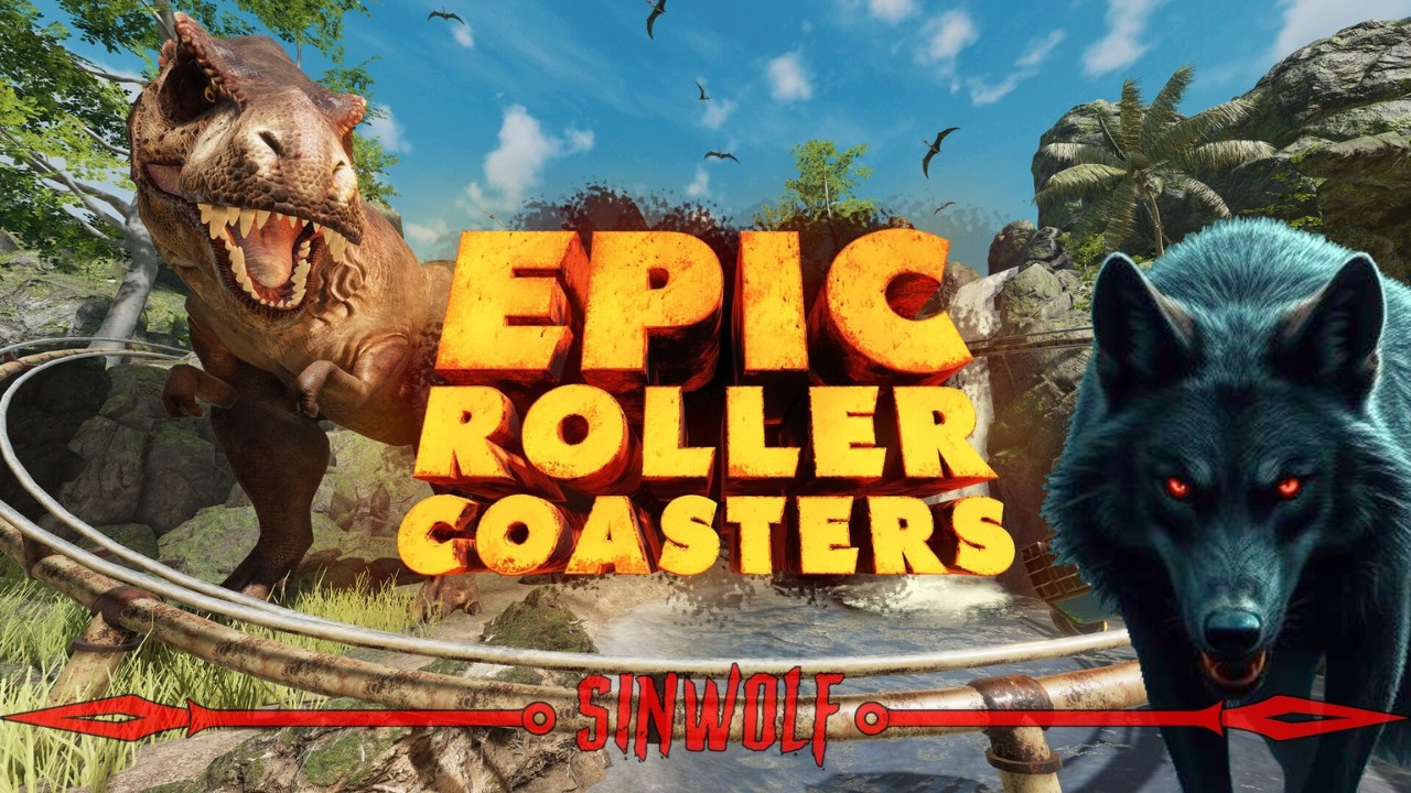 Epic Roller Coasters VR Virtual Reality game on Meta Quest Part 1/2
