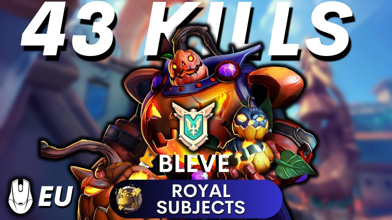 43 Kills BOMB KING MELTS EVERYONE With New ITEM TRIGER SCENT Bleve (Master)  - Paladins Gameplay