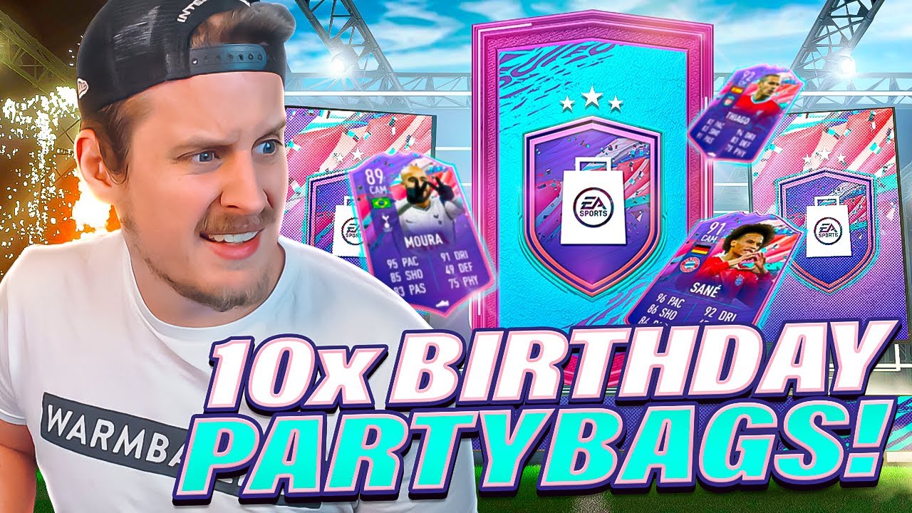 WHAT ARE THESE?! 10X FUT BIRTHDAY PARTY BAG PACKS! FIFA 21 Ultimate Team