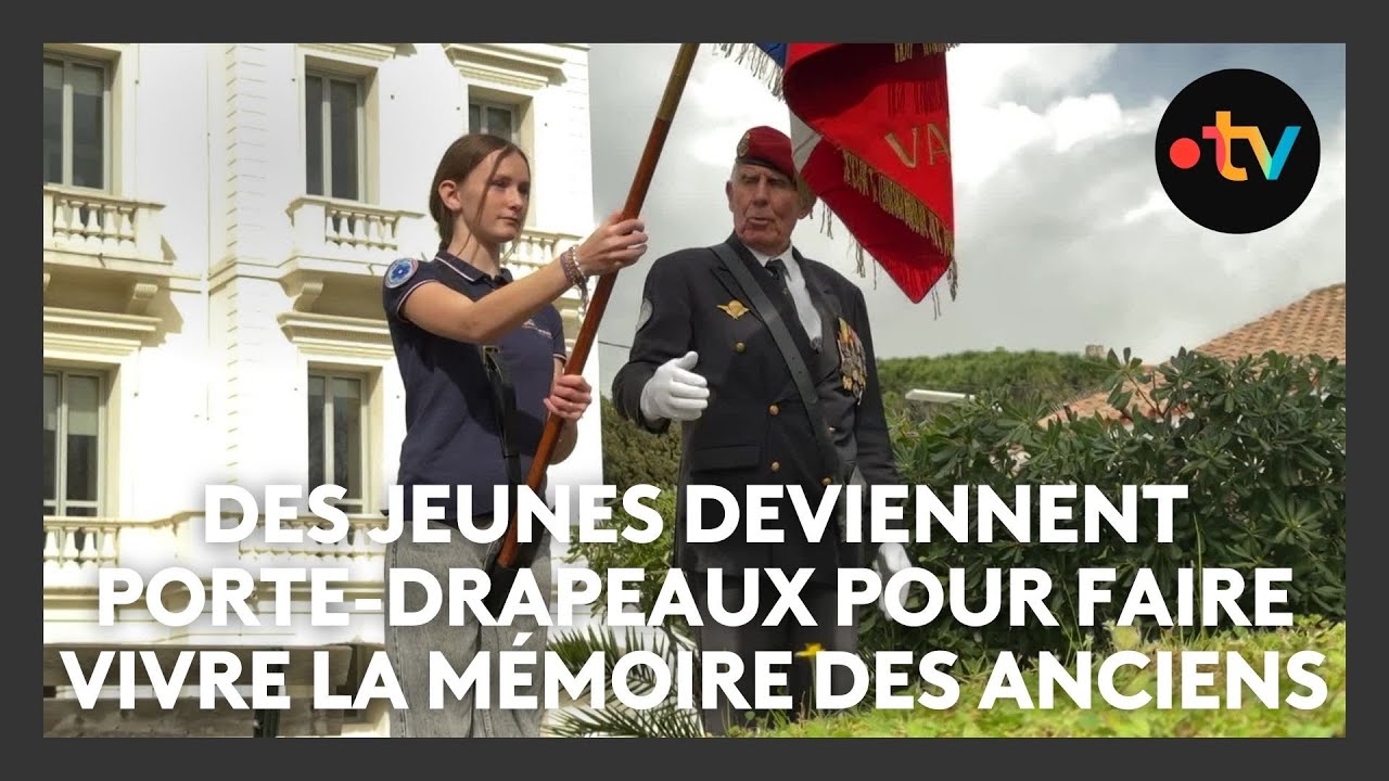 Patriotisme : des jeunes deviennent porte-drapeaux pour faire vivre la mémoire des anciens