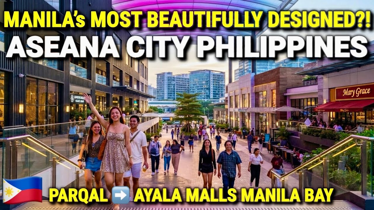 PHILIPPINES 🇵🇭 IS THIS THE MOST BEAUTIFULLY DESIGNED PART OF MANILA? | Aseana City Tour 2026