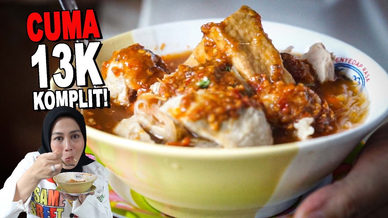 ABIS UJAN CARI YANG ANGET ANGET!! EH KETEMU BAKSO!! CUMA 13K KOMPLIT!! BAKSO SABAR!!