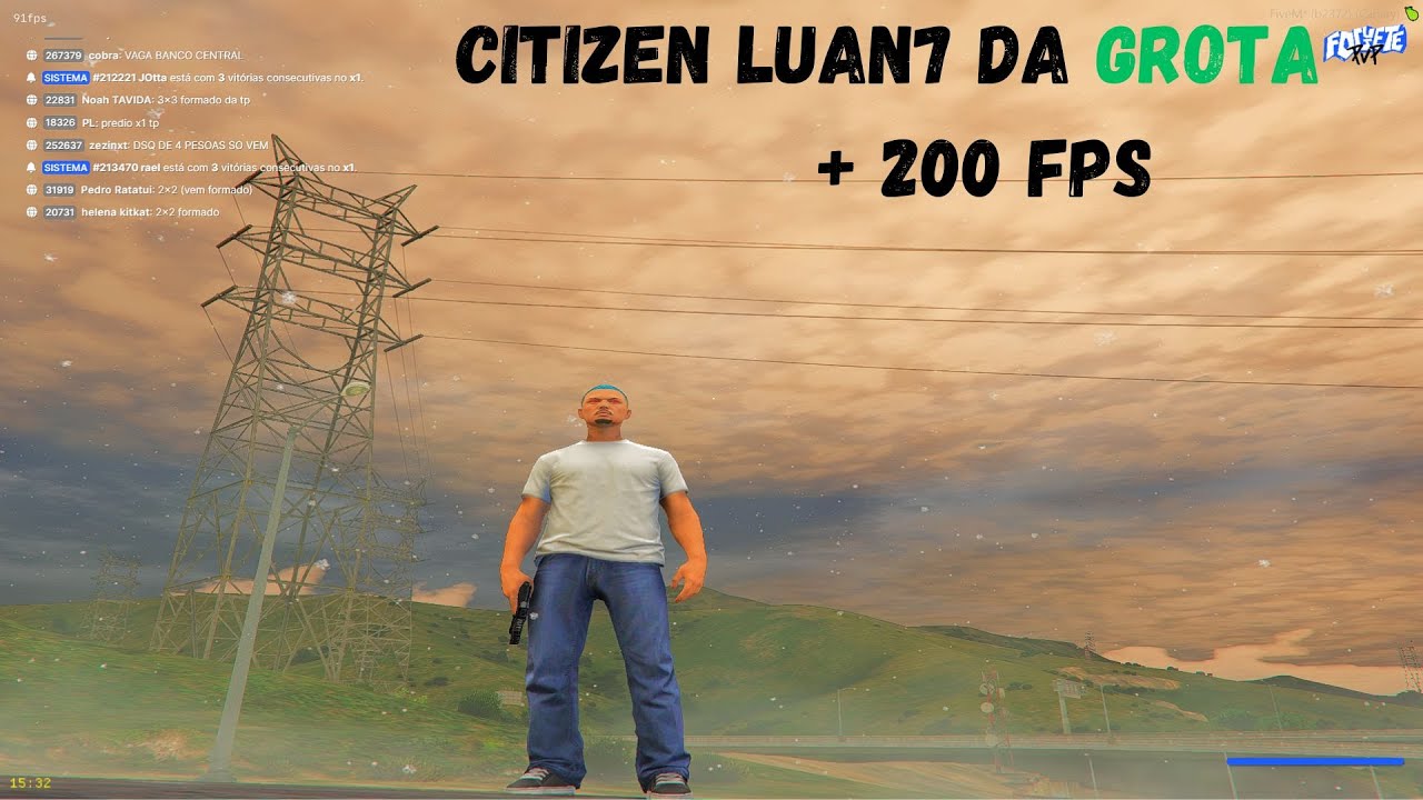 CITIZEN PRIVADA DO LUAN7 DA GROTA (OTIMIZADA PARA PC FRACO) 2 RAM/8 RAM +200 FPS #gtarp #fivem