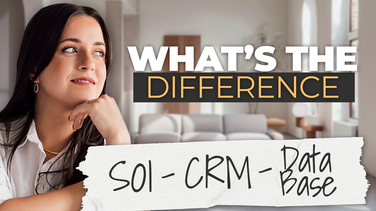 CRM vs. SOI vs. Database Explained for Real Estate Agents