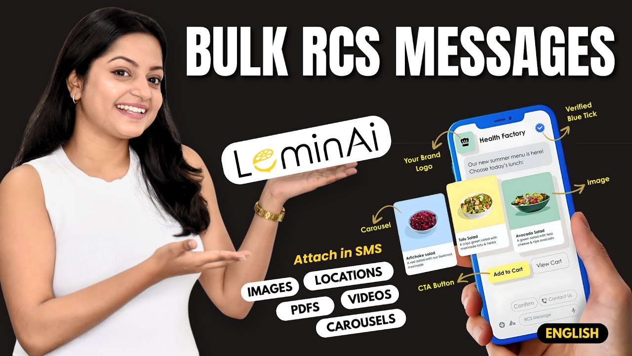 How to Send Bulk RCS Marketing Messages by LeminAi | Complete Tutorial [English]