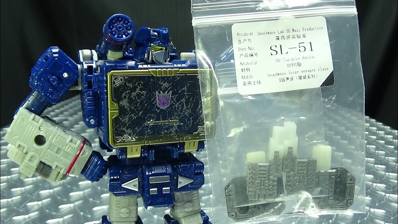 Shockwave Lab Siege Soundwave Upgrade Kit: EmGo's Transformers Reviews N' Stuff