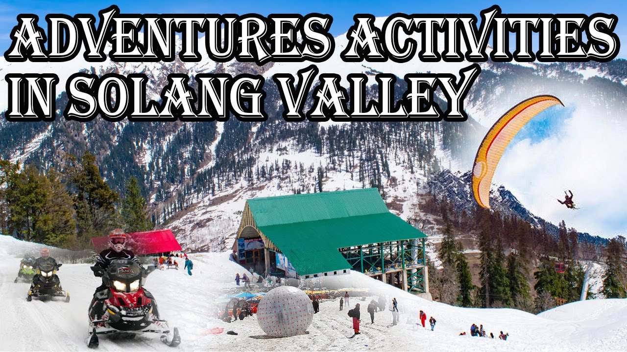 Adventures Activities in Solang valley Manali | Snowfall | cheenu2683