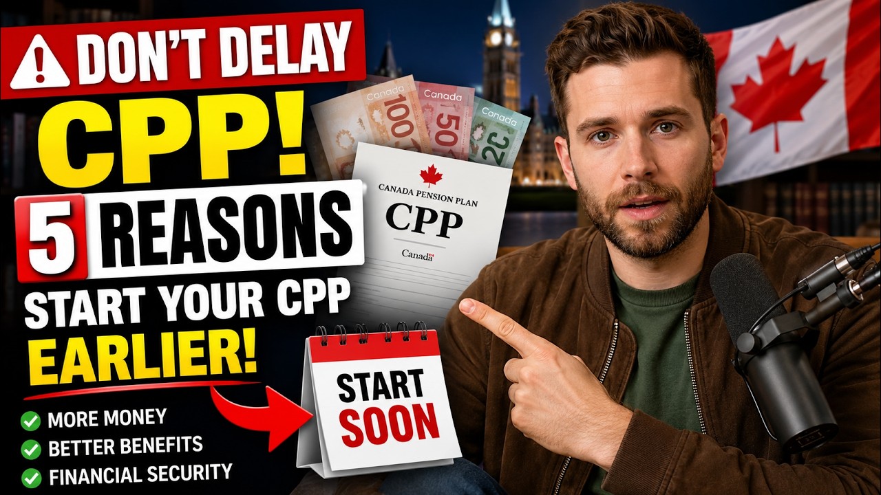 🚨 НЕ откладывайте получение CPP! 5 причин, почему вам стоит начать получать CPP раньше