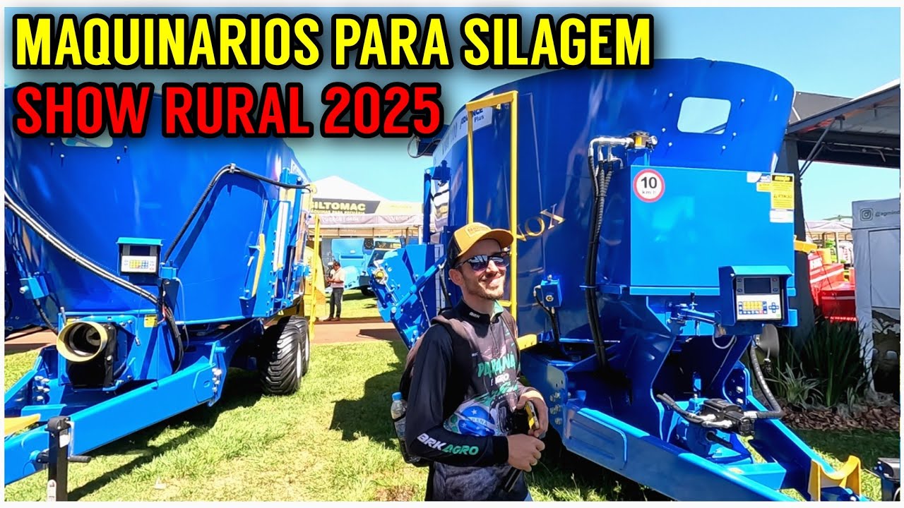 Equipamentos para PECUÁRIA LEITEIRA no SHOW RURAL 2025 (Ensiladeiras e Desinciladeiras)