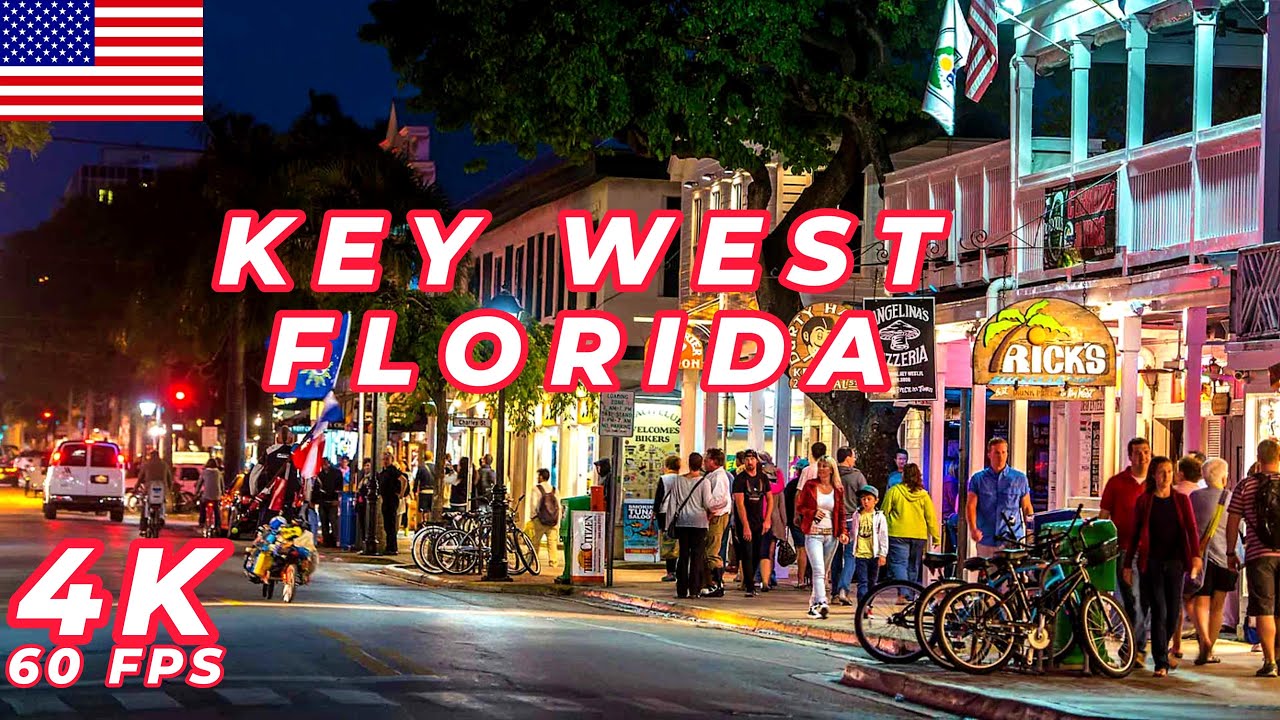 Nightlife in Key West Florida: Duval Street Adventure 4K