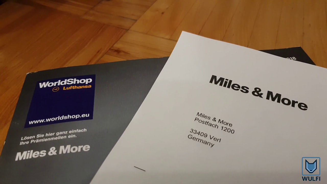 Wie man Miles & More Flugmeilen nachtr&auml;glich beantragt - Tutorial