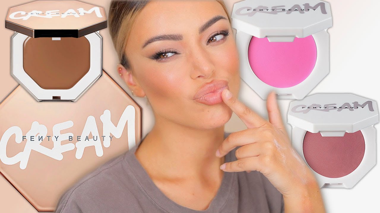 *NEW* FENTY BEAUTY CREAM BRONZERS & BLUSHES REVIEW! - Dilan Sabah