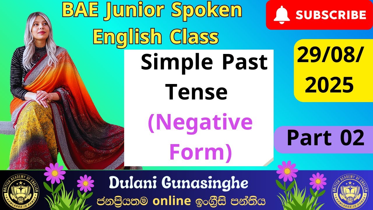 Master the Simple Past Tense: Negative Sentences Made Easy! | Spoken English Practice