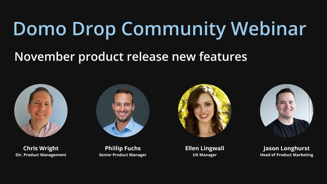November Community Webinar