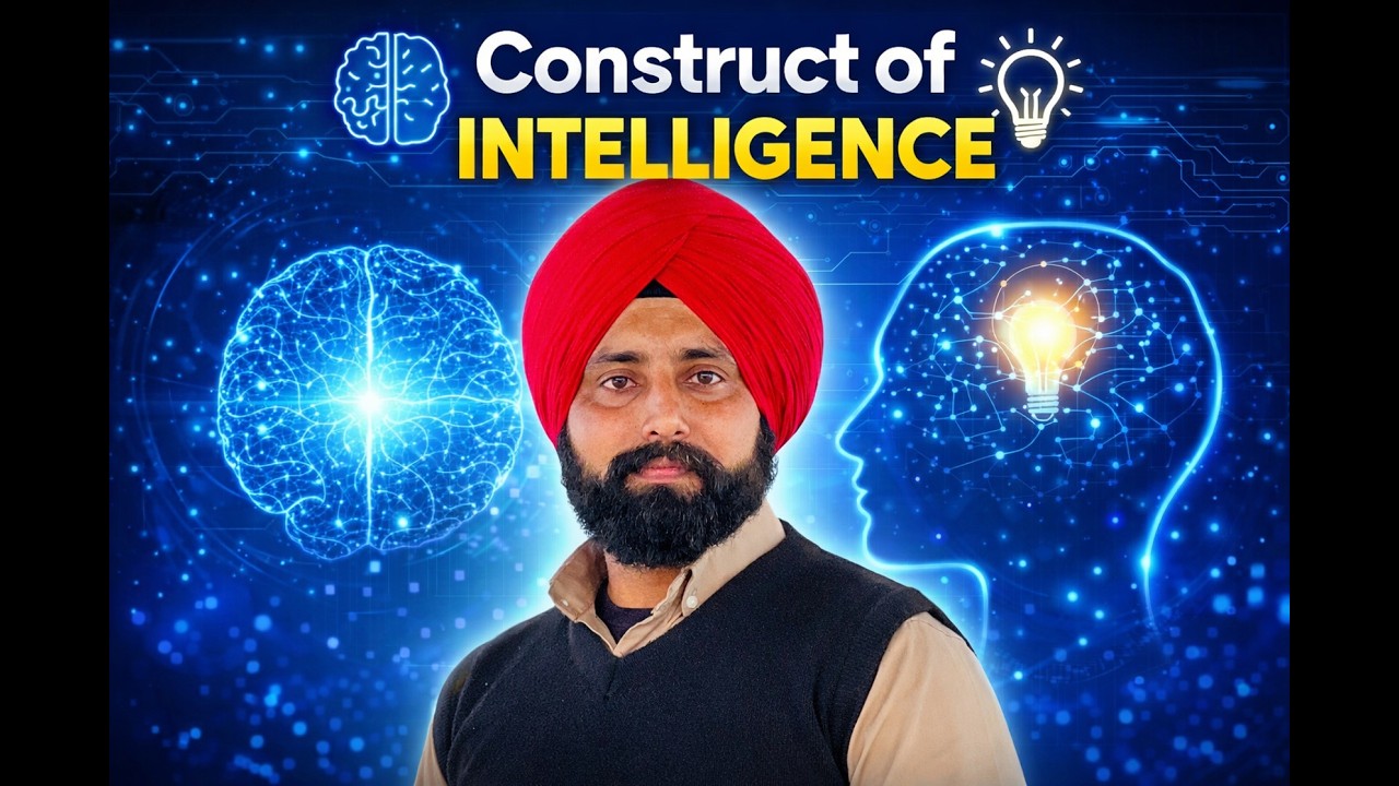 CONSTRUCT OF INTELLIGENCE || PSTET Physical Education || CDP  ||