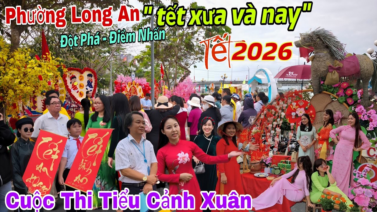 Phường LONG AN Rộn Ràng Con Đường Xuân Những Tác Phẩm Trang Trí Cuộc Thi 