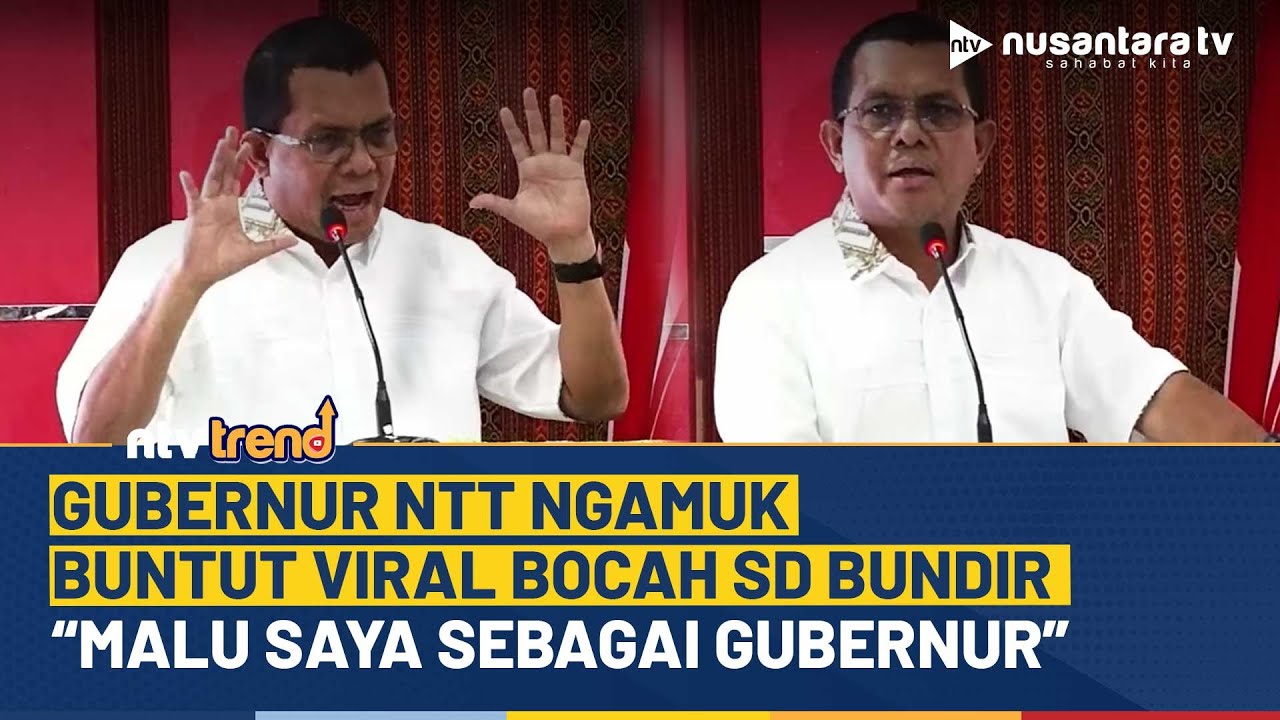 Gubernur NTT Ngamuk Buntut Bocah SD Bundir: “Malu Saya Sebagai Gubernur” | NTV