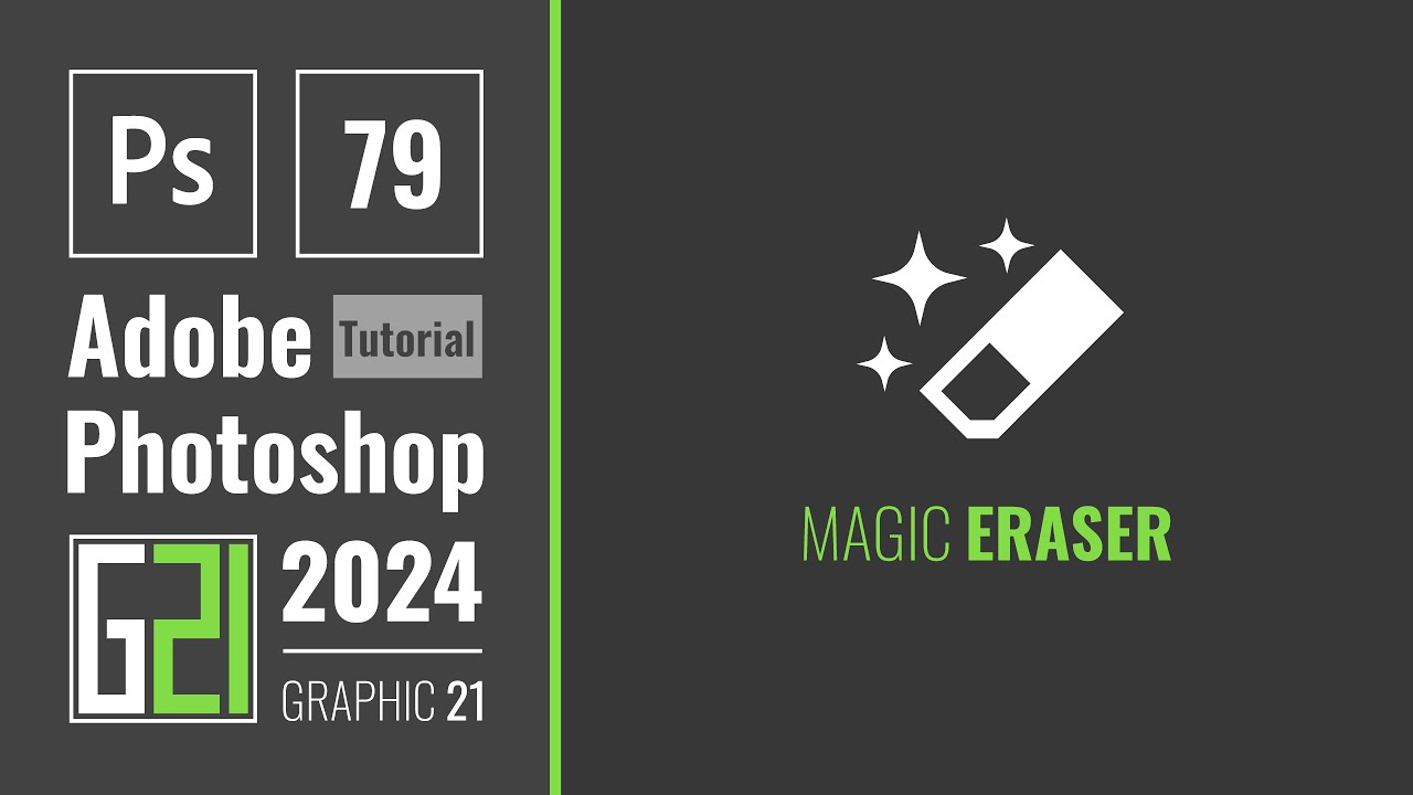 آموزش فتوشاپ 2024 از صفر تا صد مجیک اریزر تول درس ۷۹ How to Use Magic Eraser Tool in Photoshop L79