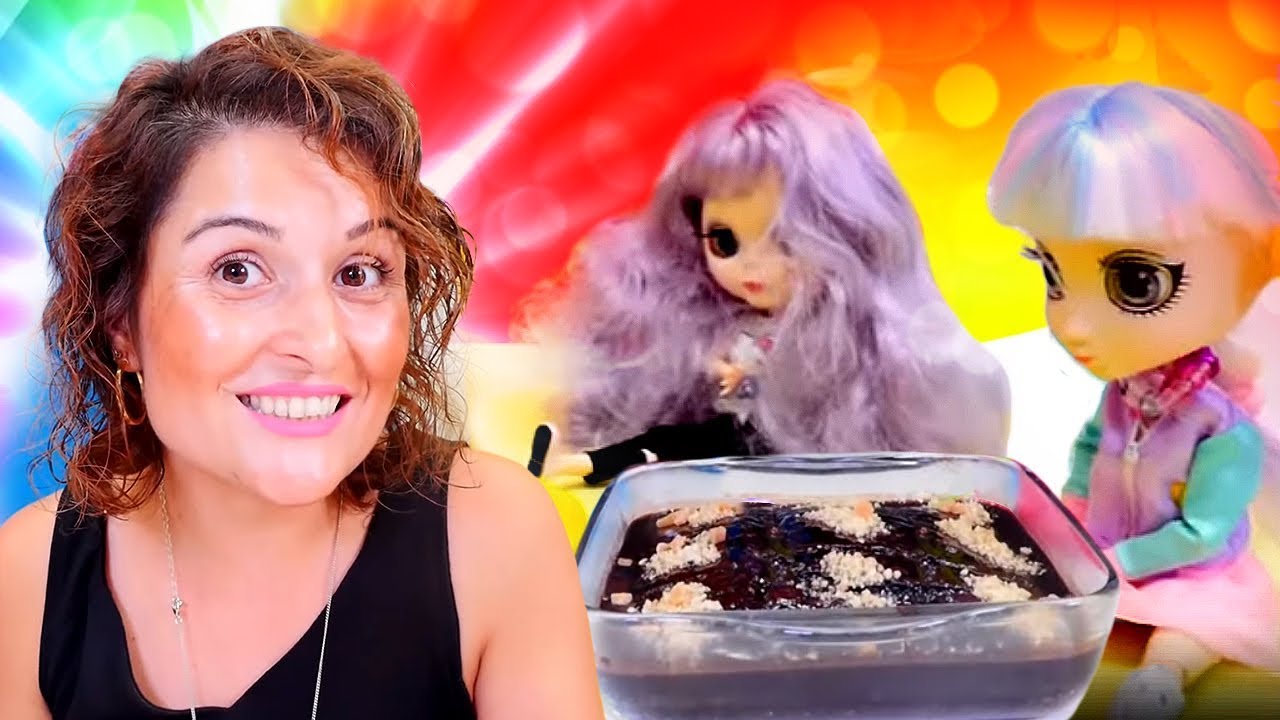 Islak kek tarifi. Çocuklar için kolay tarifler. Yemek oyunu.