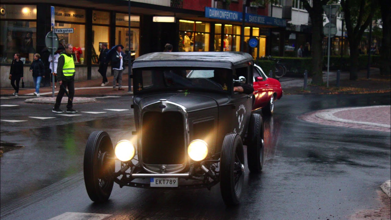 Tranås Cruising & Rock 'N' Roll Event 2018 Kvällscruisingen del 1