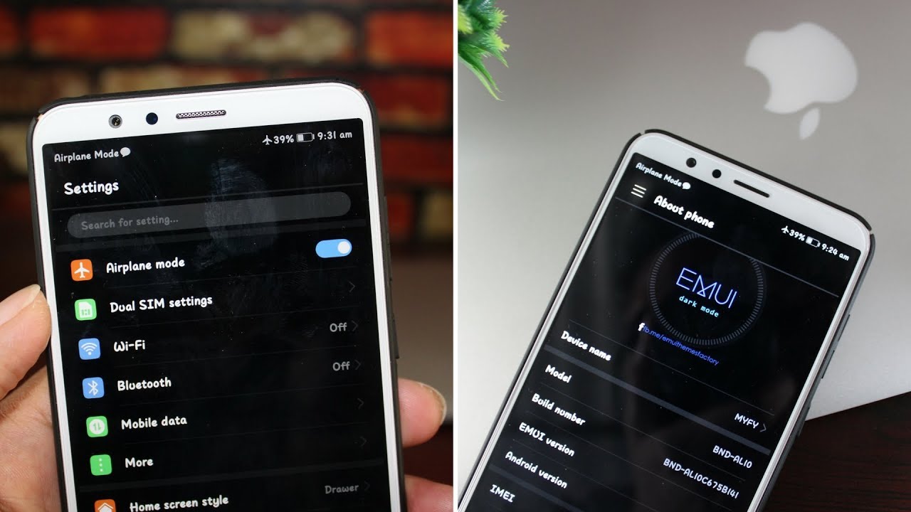 honor 7x dark mode & change font style | emui tweaks | NO ROOT
