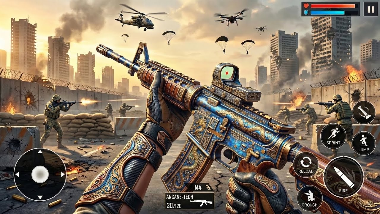 Fps Terrorist Attack Special Ops Gun Strike Mission – Bandook wala game – Android gameplay 