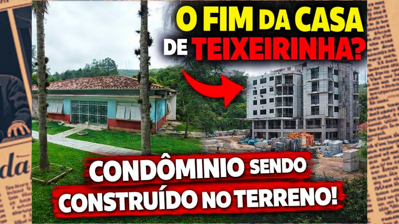 A CASA HISTÓRICA DE TEIXEIRINHA RODEADA POR CONSTRUÇÃO!
