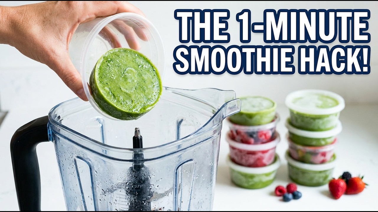 How To Make High Protein Smoothies I Make Once, Eat All Week