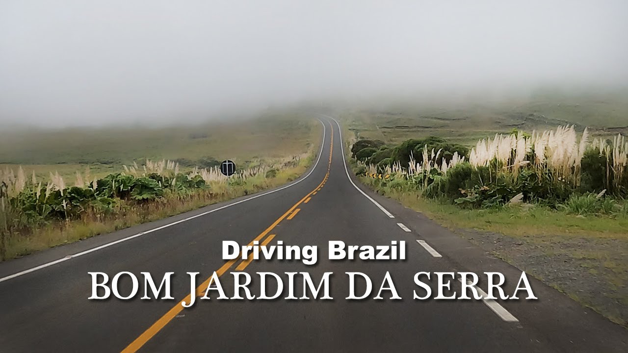Driving Brazil | Bom Jardim da Serra | Serra Catarinense - Country roads of brazil