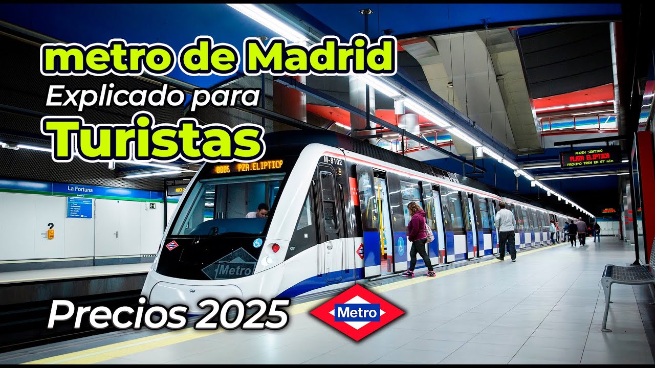 como usar el Metro de madrid en 2025 para turistas y visitantes / metro desde el aeropuerto barajas