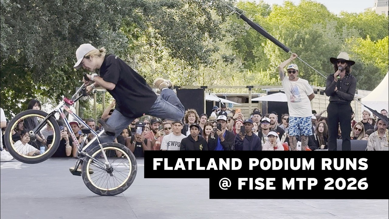 FLATLAND PODIUM RUNS @&nbsp;FISE 2026 #bmx